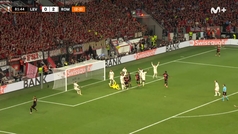 Gol de Mancini (p.p.) (1-2) en el Leverkusen 2-2 Roma