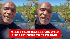 Mike Tyson reappears with a scary video to Jake Paul