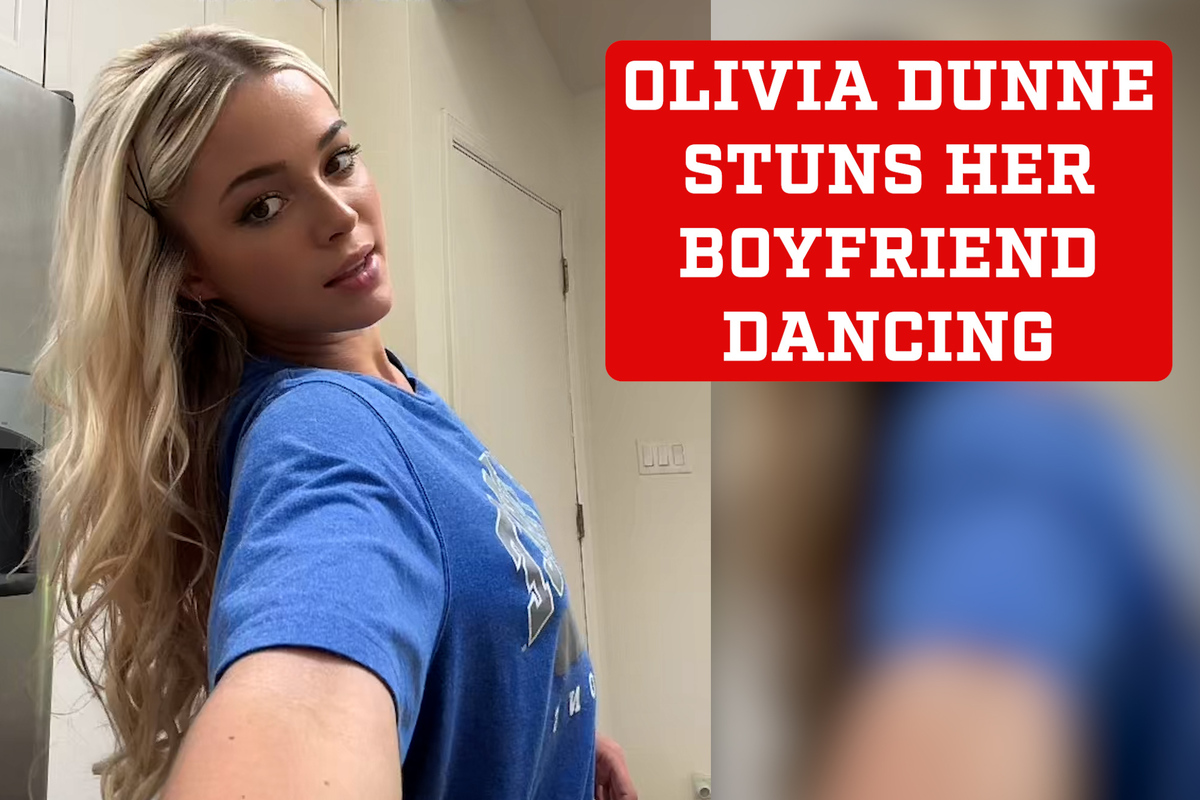 Olivia Dunne stuns boyfriend by dancing in a surprise garment