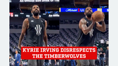 Mavs' Kyrie Irving offends Timberwolves in pregame practice: ?It?s just a normal game for us?
