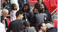 En Wembley como en casa: las familias arroparon a los jugadores en el ltimo entrenamiento