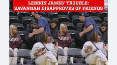 LeBron James faces trouble as video reveals Savannah James' disapproval of his friends