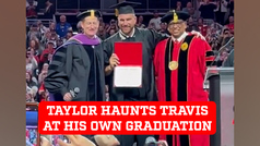 Taylor Swift haunts Travis Kelce with 'Shake It Off' song at his own graduation