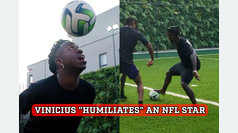 Vinicius' dribble to "humiliate" an NFL star