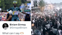 Fiesta nacional en Eritrea tras la segunda victoria de Girmay en el Tour