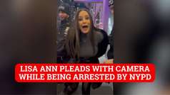 Porn star Lisa Ann posts shocking video of her arrest by NYPD ...