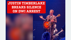 Justin Timberlake speaks out for first time after DWI arrest