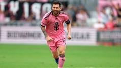 Messi marca su primer gol en el Derby de la Florida