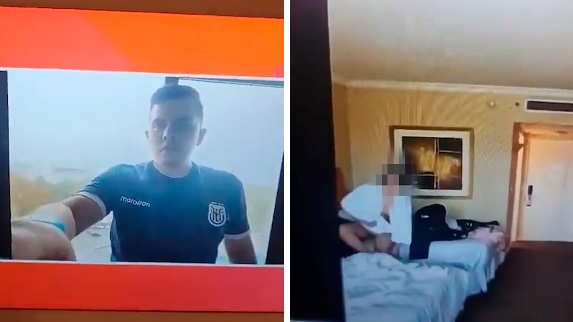 Mujer desnuda se cuela en enlace en vivo previo al Argentina vs Ecuador |  MARCA México