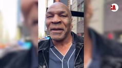 Mike Tyson takes to Time Square to celebrate 420 in a special way ahead of his fight with Jake Paul