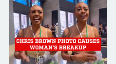 Chris Brown meet-and-greet photo causes woman's boyfriend to break up with her