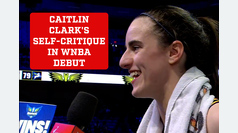 Caitlin Clark's thoughtful analysis of her WNBA debut in the Indiana-Dallas game