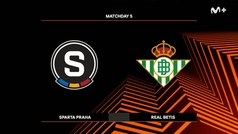 Sparta Praga 1-0 Betis: resumen y goles | Europa League (J5)