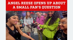 Angel Reese opens up about a little fan's question in a moment of mutual admiration