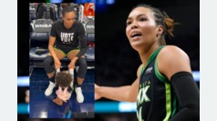 Napheesa Collier's sweetness with her daughter must be the Lynx player's most pleasant moment before losing to Liberty