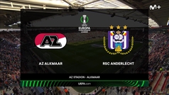 Conference League (Cuartos de final, vuelta): Resumen y goles del AZ 2-0 Anderlecht