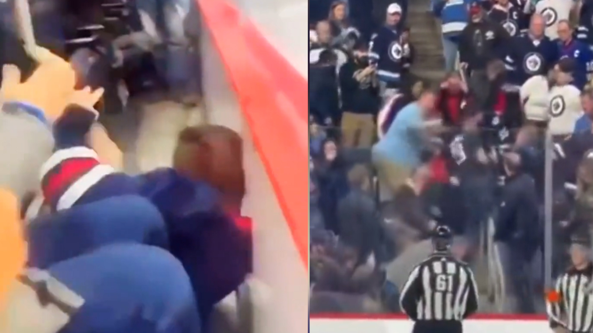 Eagles fans fight each other in first game back: video