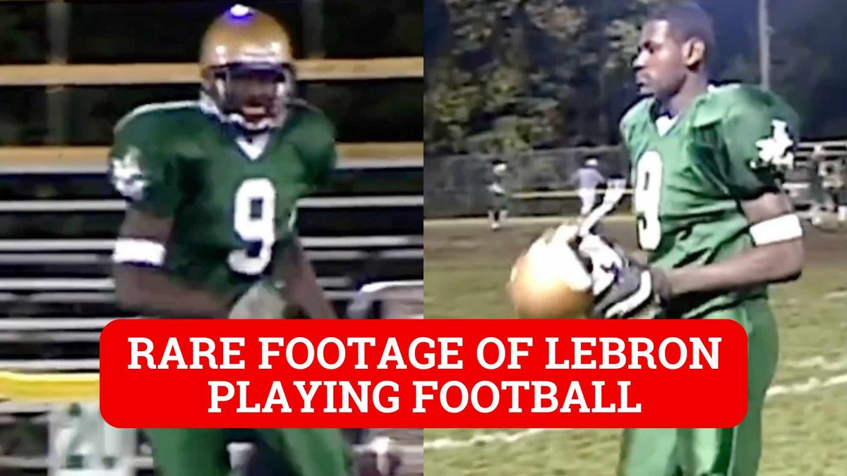 Lakers Video: LeBron James High School Football Footage Surfaces