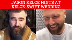 Jason Kelce hints at Travis Kelce and Taylor Swift wedding with subtle gesture