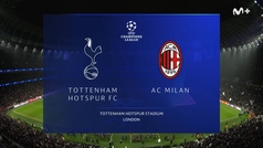 Champions League (Octavos de final, vuelta): Resumen y mejores jugadas del Tottenham 0-0 Milan