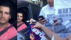 ¡Es más madridista que el escudo! Carlos Sainz se niega a firmar una camiseta del Barcelona
