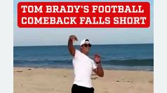 Tom Brady's football comeback with Travis Scott and strong offensive line falls short