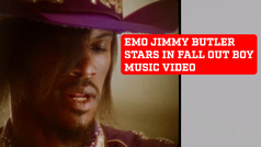 Emo Jimmy Butler stars in new Fall Out Boy music video