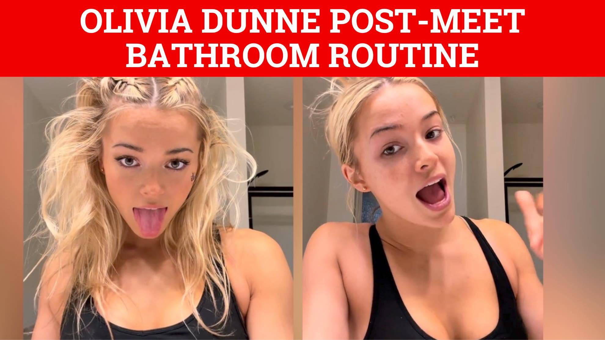Olivia Dunne lets fans witness her intimate post meet routine that ends in  the bathtub | Marca