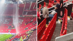 "Old Trafford se cae a pedazos" Las inundaciones del estadio del Manchester llegan al vestuario