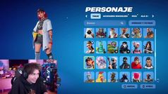 Rubius reacciona por primera vez a su skin dentro de Fortnite