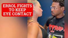 Errol Spence Jr struggled to keep eye contact in his most challenging face off