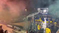 Granada alberga el primer parido al aire libre del baloncesto nacional