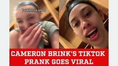Cameron Brink's Peppa Pig Prank Leaves Dearica Hamby in Stitches