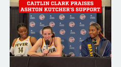 Caitlin Clark praises fellow Hawkeye Ashton Kutcher's support: "He thinks he knows ball"