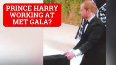Prince Harry lookalike draws attention at Met Gala while helping Queen Latifah