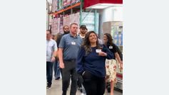 Steph Curry shows up at Costco and people go crazy over his presence with MVP, MVP, MVP!