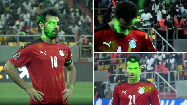 The lasers are ‘expensive’ for Senegal: a fine and a match without an audience for bothering Salah thumbnail