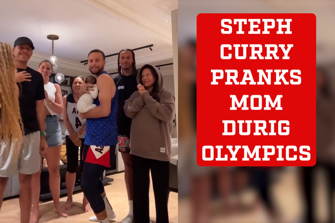 Stephen Curry Makes Money Prank on his Mother in the Middle of the Olympics