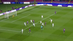 Gol de Lewandowski (3-1) en el Barcelona 3-1 Npoles