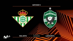 Europa League (Jornada 2): Resumen y goles del Betis 3-2 Ludogorets