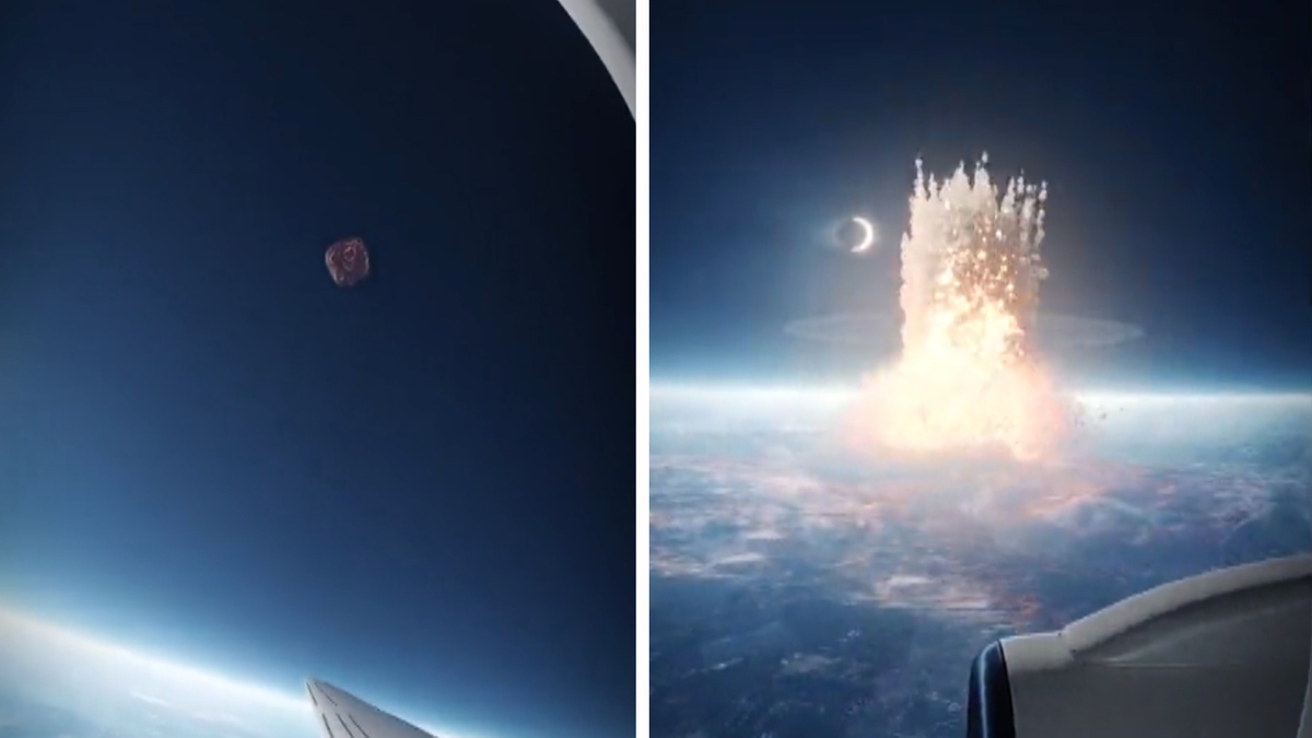 La simulation montre ce qui arriverait à la Terre si elle était frappée par un astéroïde géant