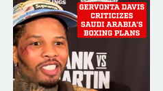 Gervonta Davis criticizes Saudi Arabia's multi-million dollar boxing plans