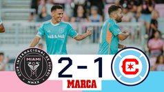 Lionel Messi recibe homenaje y las Garzas ganan I Inter Miami 2-1 Chicago I Resumen y goles I MLS