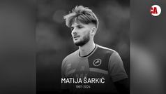 Fallece Mateja Sarkic, portero internacional de Montenegro, a los 26 aos