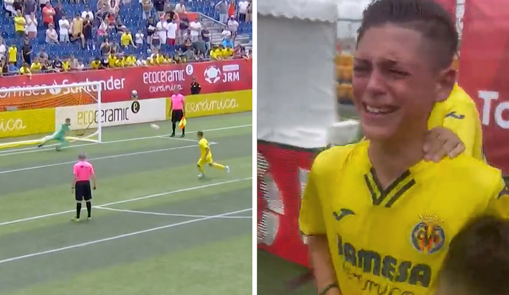 Se juega el penalti decisivo a lo 'Panenka', mete al Villarreal en cuartos... y rompe a llorar!