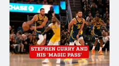 Stephen Curry and his "magic" pass that leaves fans with their mouths agape