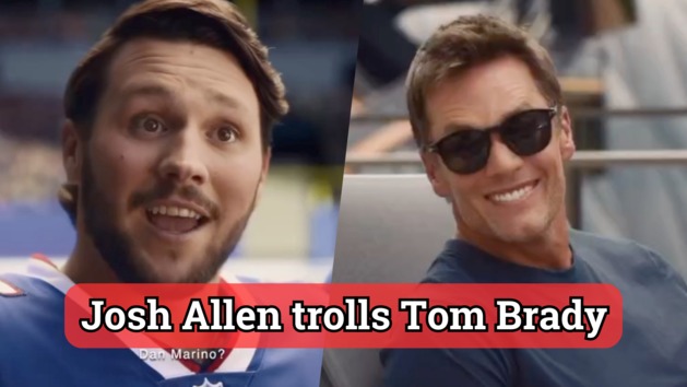 Josh Allen trolls Tom Brady in funny commercial featuring retired NFL ...