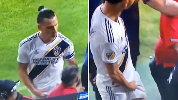 Feo gesto de Zlatan Ibrahimovic LA Galaxy MLS fútbol internacional