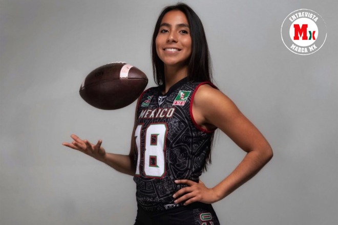 El máximo anhelo de Diana Flores, crear una liga profesional de Flag Football
