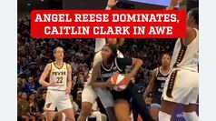 Angel Reese dominates, Caitlin Clark stands motionless 